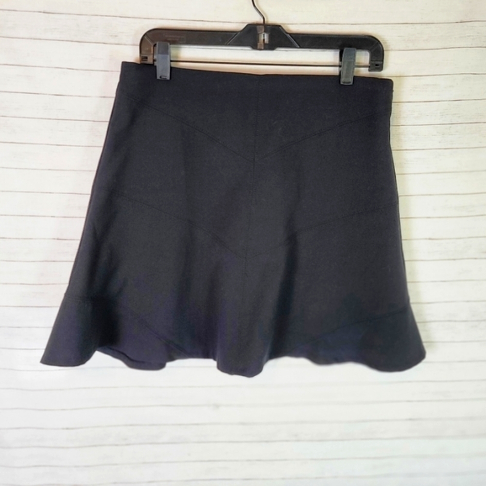 LOFT BLACK MINI SKIRT, SZ 10 PETITE